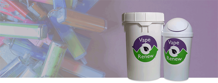 VapeRenew Canisters for Vape Device Recycling