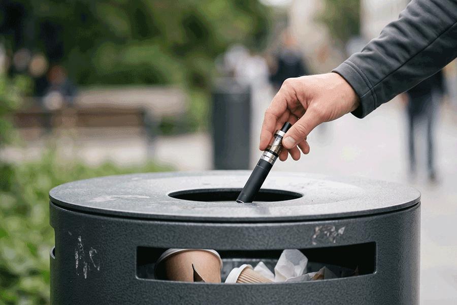 VapeRenew Improper Vape Disposal